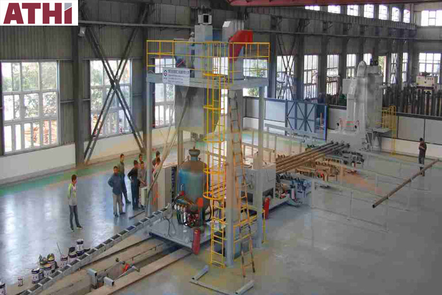 Steel Pipe Inner wall and outer wall Shot Blasting Machine